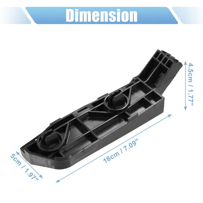 Front Bumper Bracket for Honda CR-V 2007 (2007) - Plastic Black, 2 x Items