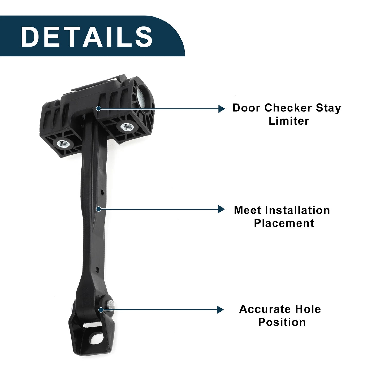 Door Check Strap Stopper No.81A839249 for Audi Q2 (2016–2020)