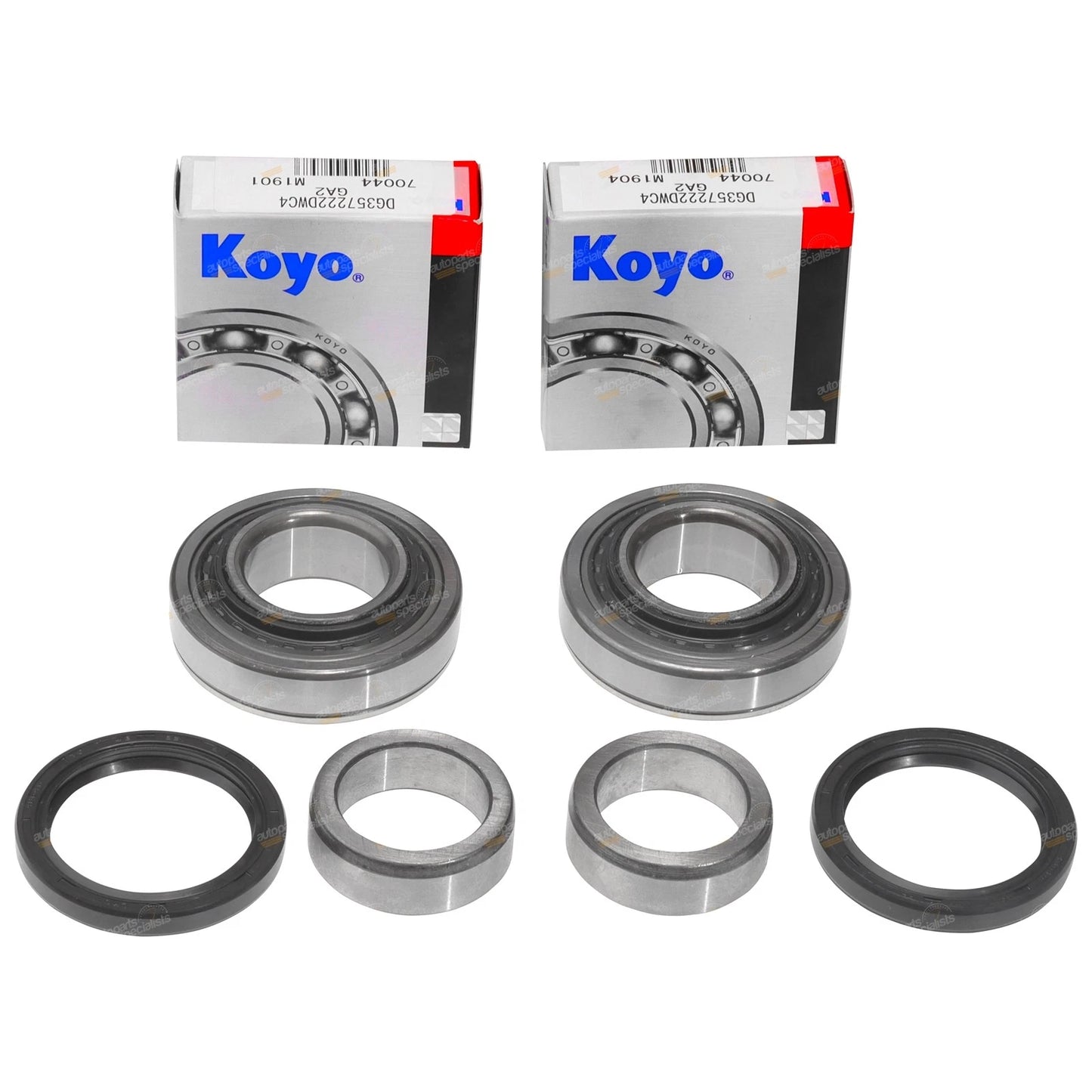 2 Rear Wheel Bearing Kits for Suzuki Jimny (1998–2009)
