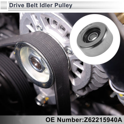 Drive Belt Idler Pulley for Fiesta Mk6 (2009–2013) No.Z62215940A Steel