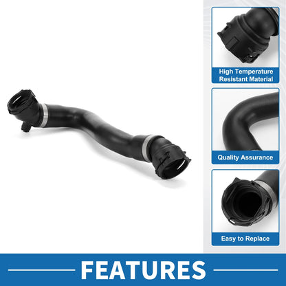 Radiator Hose No. 17127639213 for BMW F26 X4 XDrive28i (2015–2018) Rubber