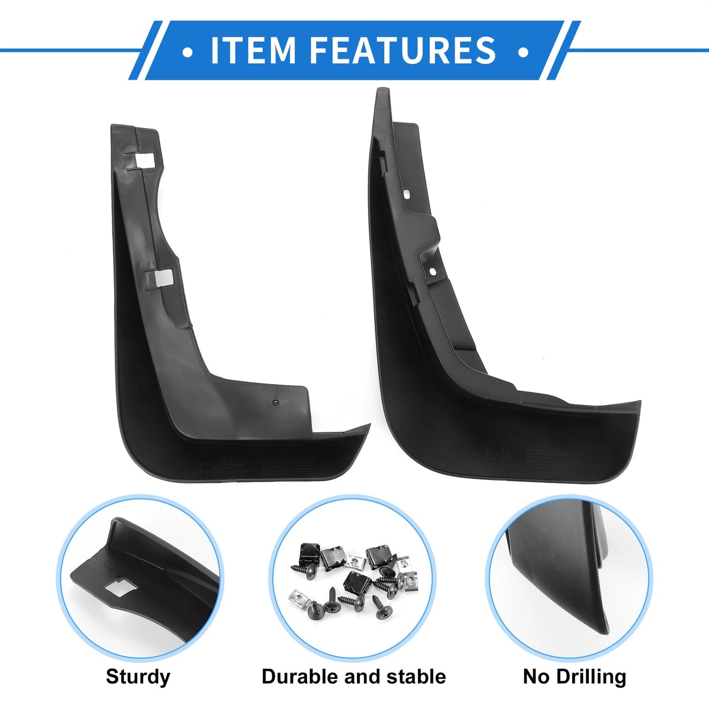 Mud Flap Splash Guard Set for Jaguar F-Pace (2016–2020)