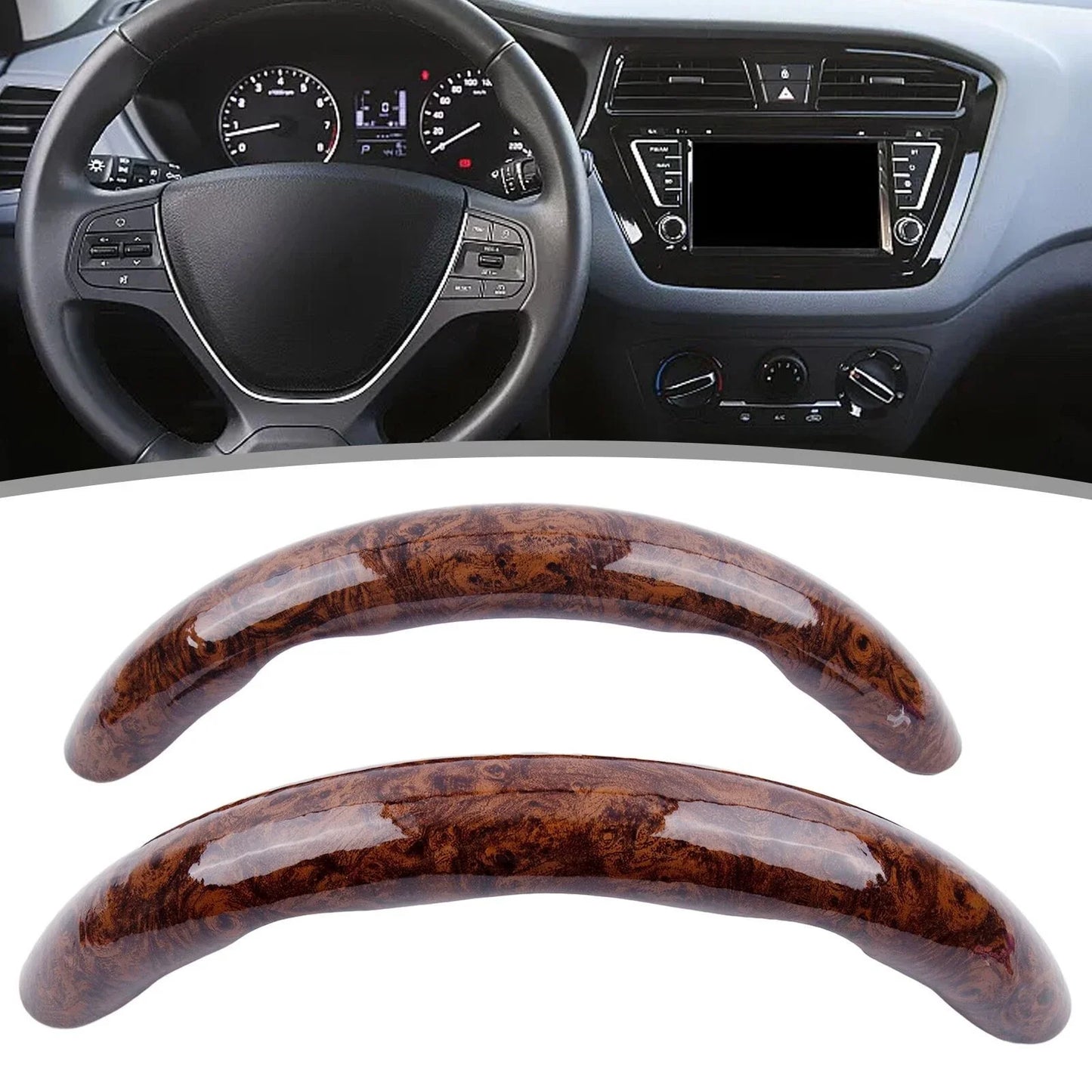 Steering Wheel Cover 2 x 37-38cm Accessories for Car