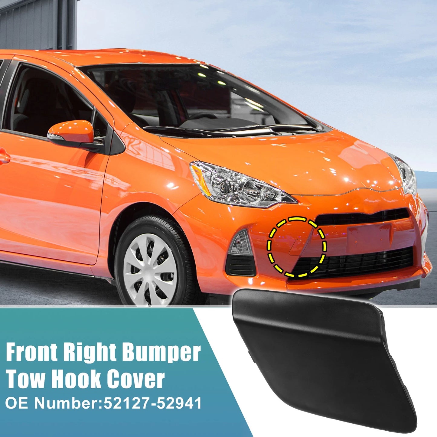 Tow Hook Cover for Toyota Prius C (2012–2014)