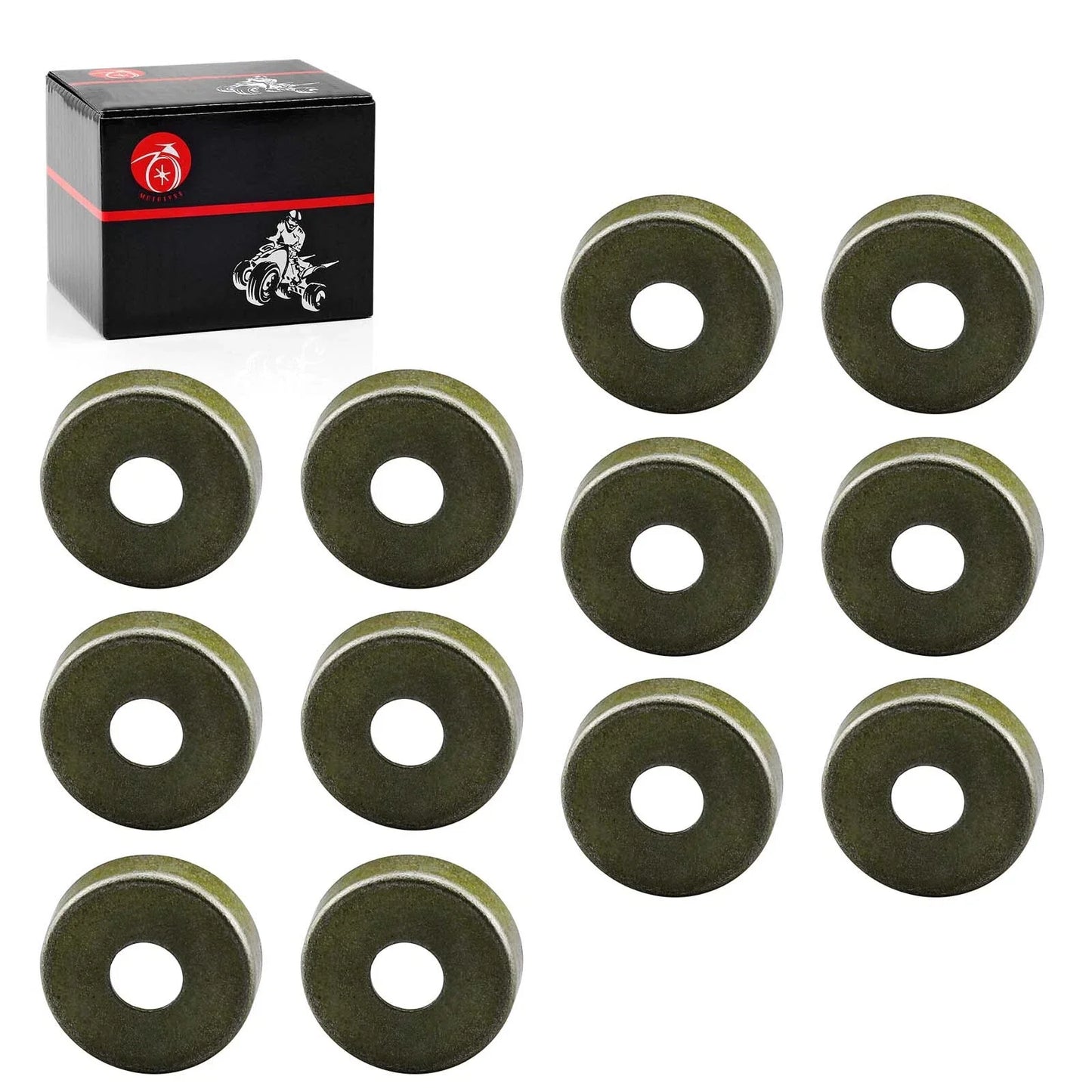 12PCS A-arm Thrust Dust Cover Pivot Seal Cap for Yamaha BANSHEE 350 (1987–2006)