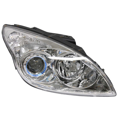 Set of 2 Chrome Headlights for Hyundai i30 FD (2007–2009)