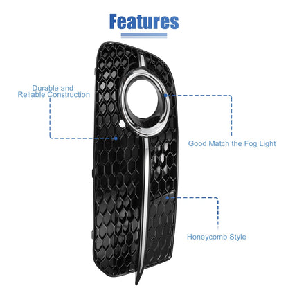 Front Right Fog Light Grille Cover for Audi Q5 SQ5 S-Line (2013–2017) 8R0807682J
