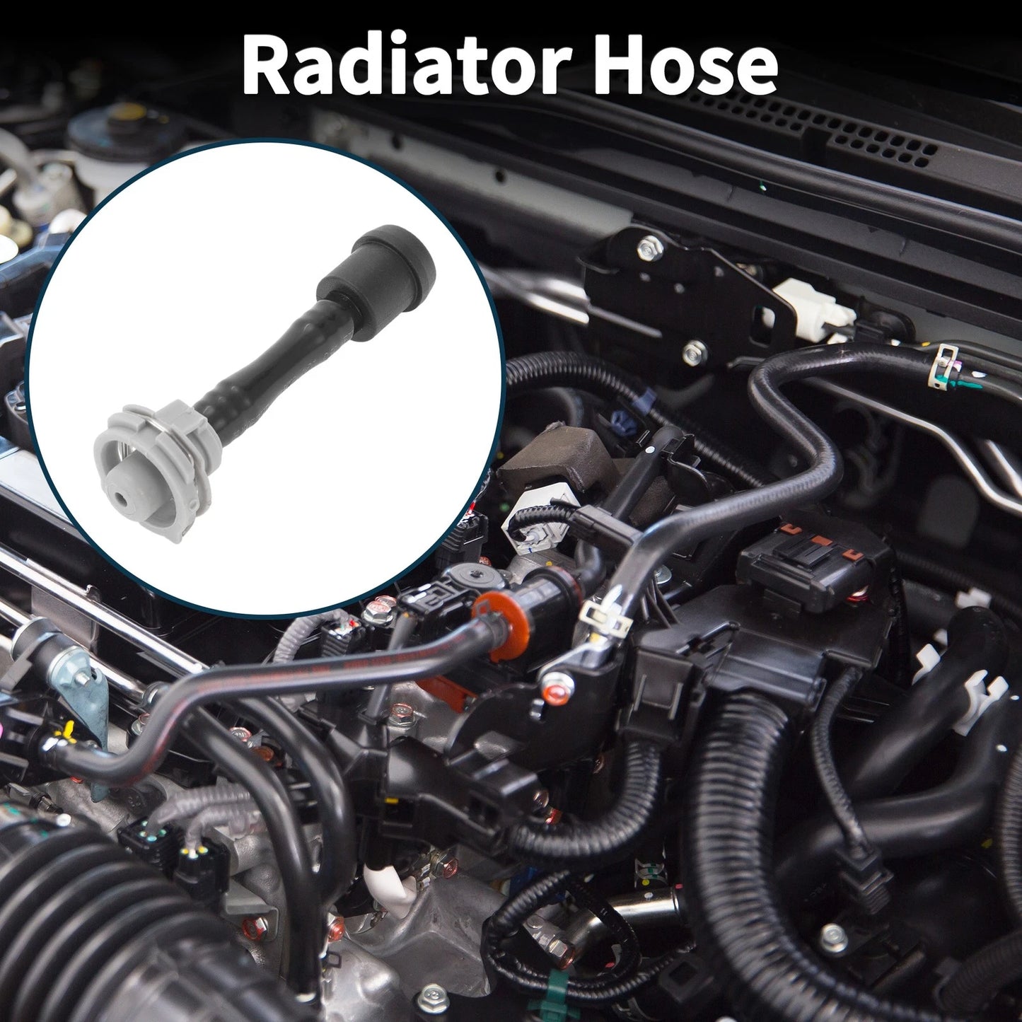 Radiator Hose Coolant Pipe for Audi A5 (2015–2019) No. 8W0121081BK Plastic