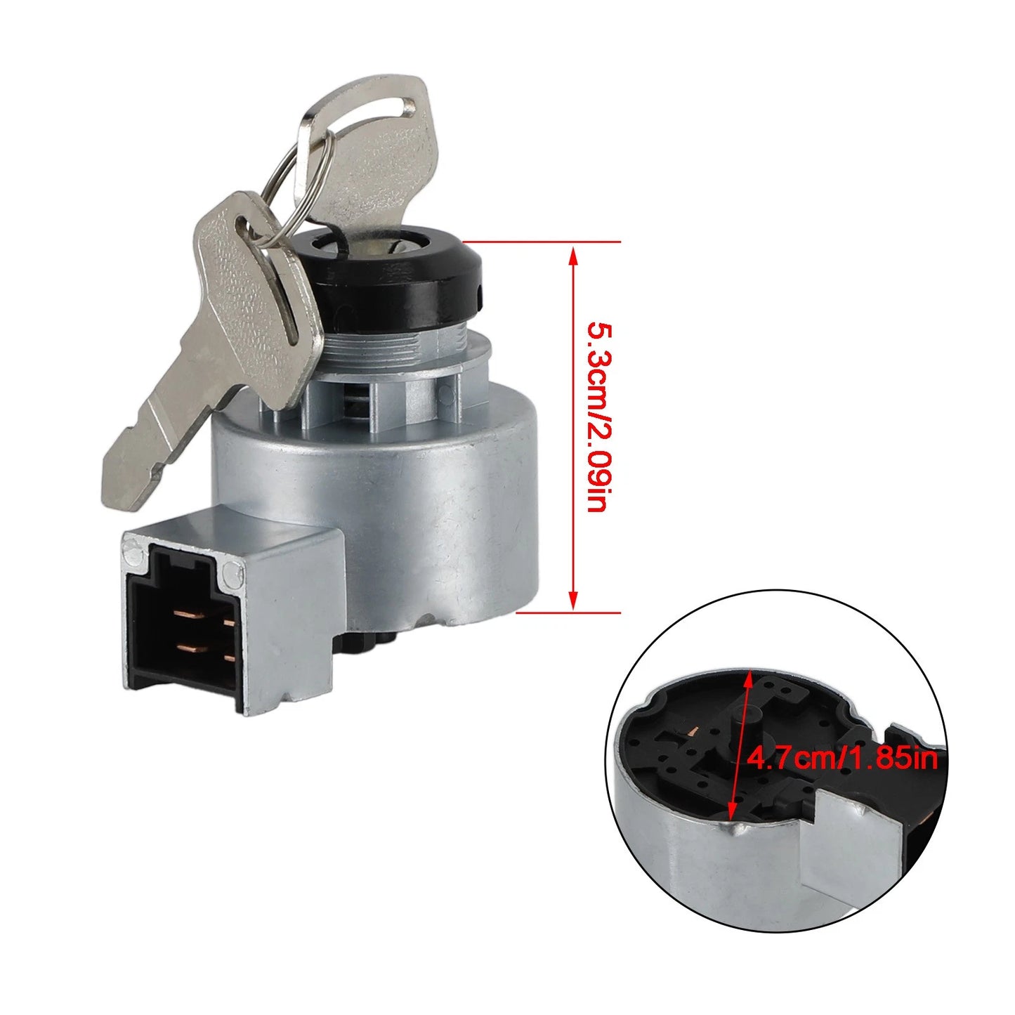 Ignition Switch 15248-63590 for Kubota 688 688Q (No Year Specified)