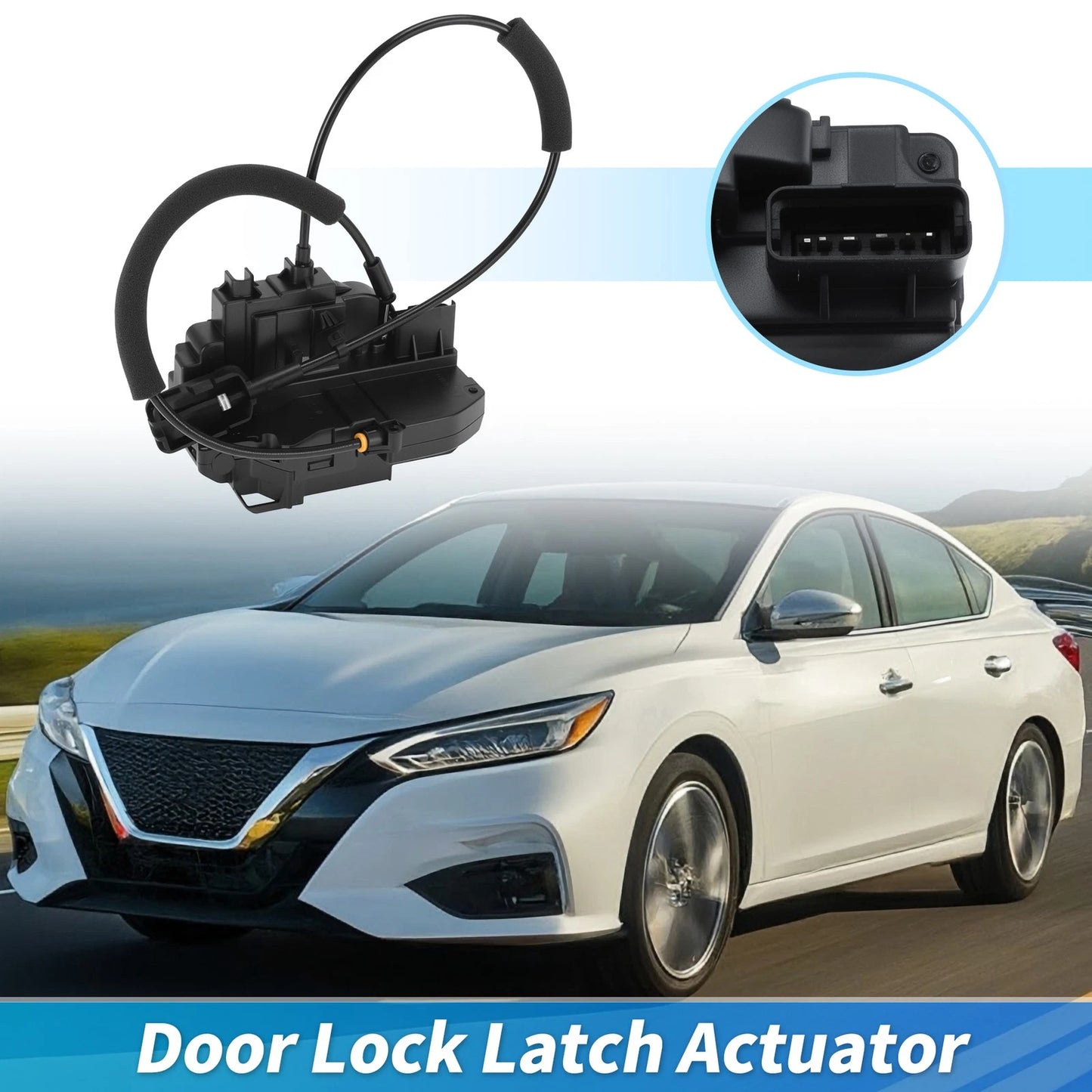 Front Right Door Latch Lock Actuator for Nissan NV400, Opel Movano (2016–2023)