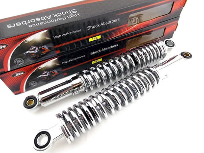 350mm JBS Chrome Rear Motorcycle Shock Absorbers for NC