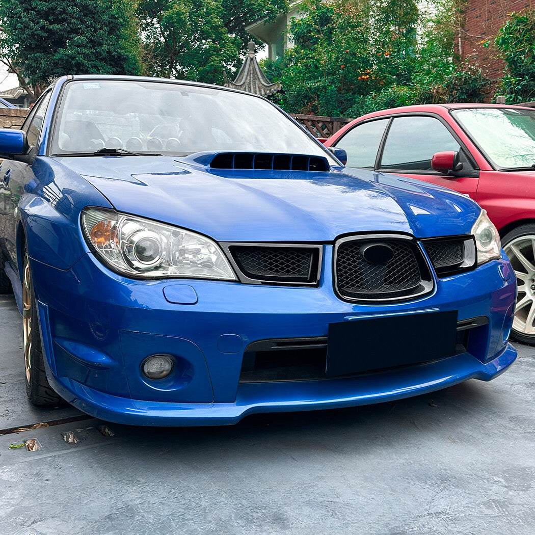 Gloss Black Front Bumper Grille for Subaru Impreza WRX STI (2006–2007)