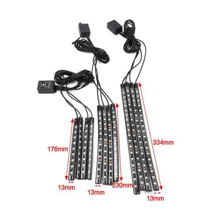 RGB Remote Control LED Floor Atmosphere Light Decorative Foot Lamp
