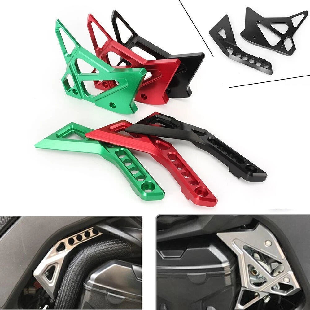 Front Rider Footrest Foot Pegs Brackets for Kawasaki ZX636 ZX6R (2005–2008)