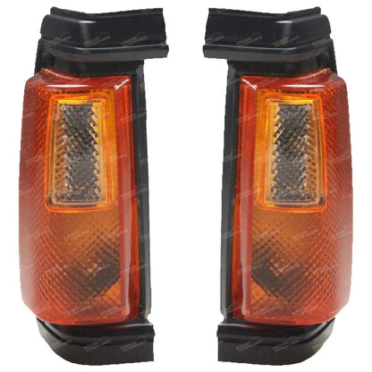 2X Amber Front Corner Lights for Nissan Navara D21 (1990–1992)
