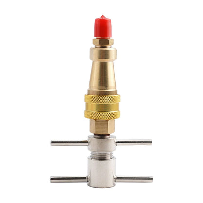 Brass Washer Quick Connect Plug / 14 Inch FNPT / Refrigerator for Refrigerator