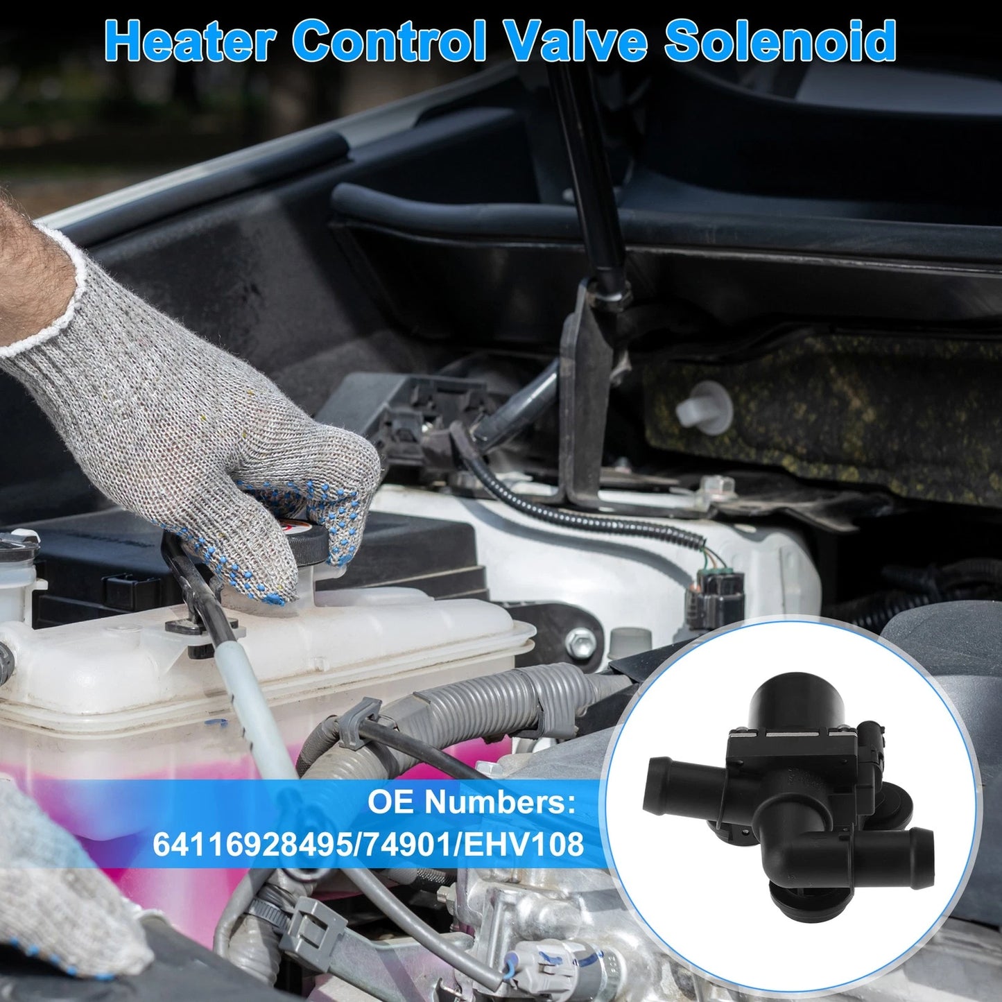 Heater Control Valve for BMW X3 X5 (2007–2010) 64116928495