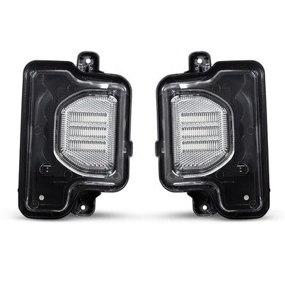 2x Clear Side Mirror Turn Signal Light for Jeep Wrangler JL (2018–2024)