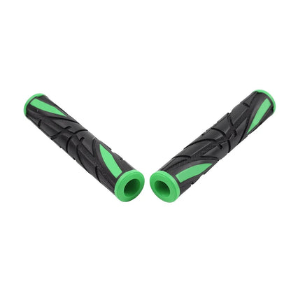 Universal Green Brake Clutch Handle Bar Grips for Motorcycles