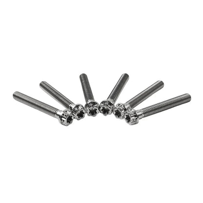 6pcs M10x55mm Titanium Torx Head Flange Bolts for Motorcycle Bike