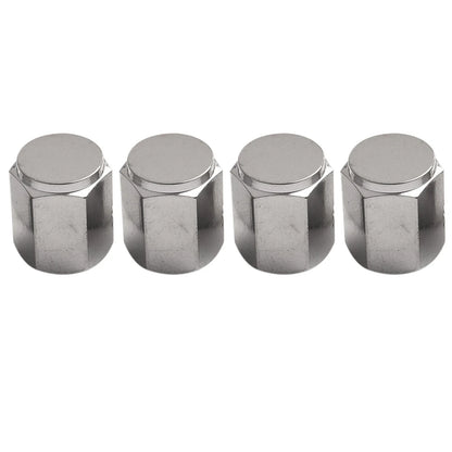 Valve / 4 x Stylish Silver Valve for Lexus CT200h ES350 LX570 RX350 IS350