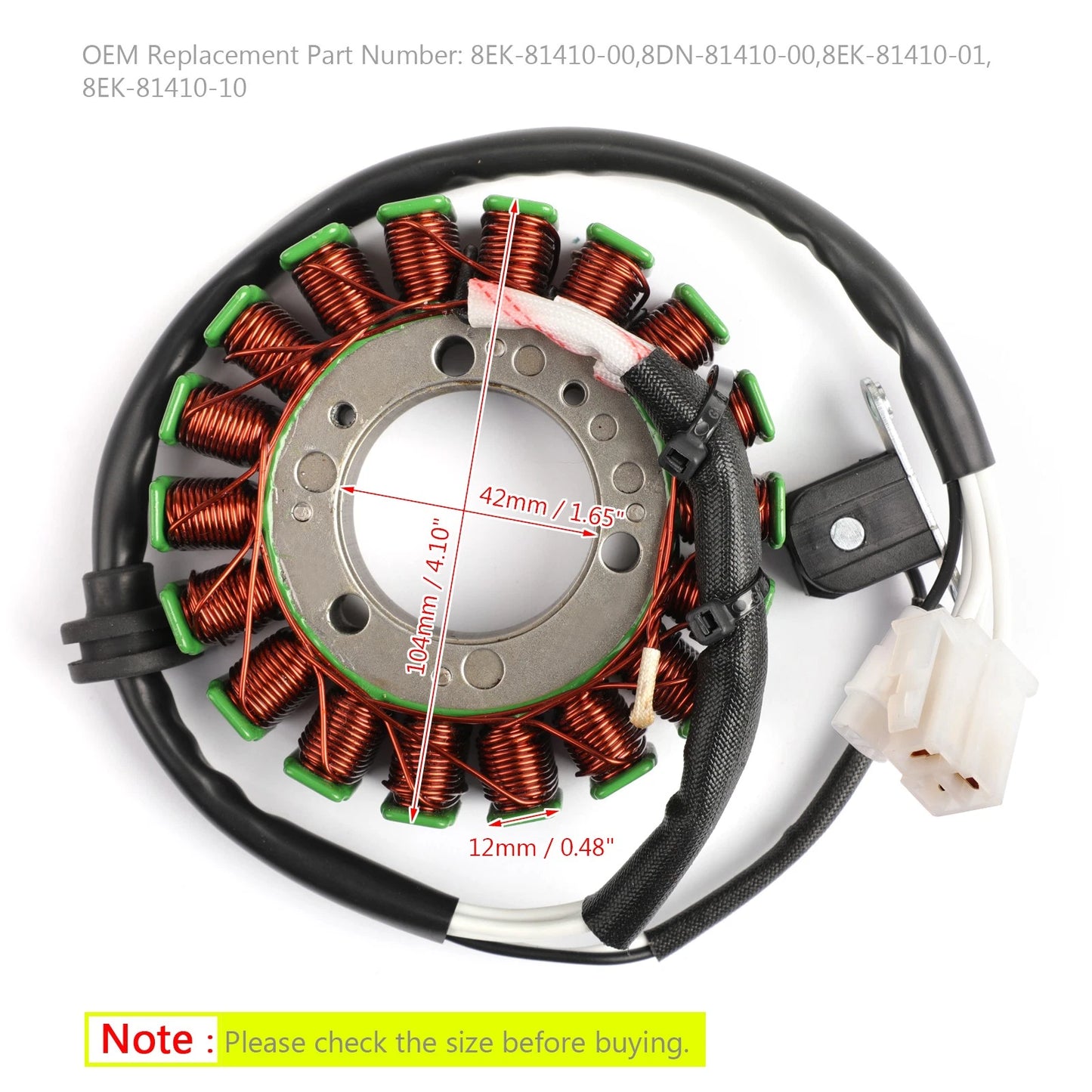 Alternator Stator for Yamaha SRX 700 / Venture 700 / SX 700 (2000–2006)