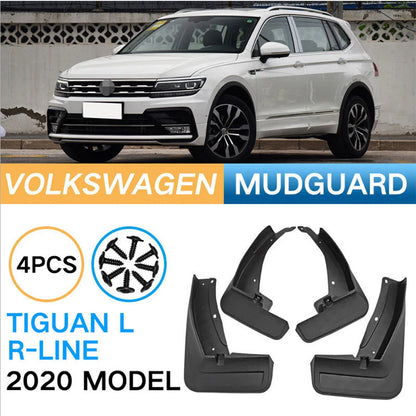 4 x Mud Flaps Splash Guards Fender Mudguard for VW Tiguan R-Line (2020–2021)