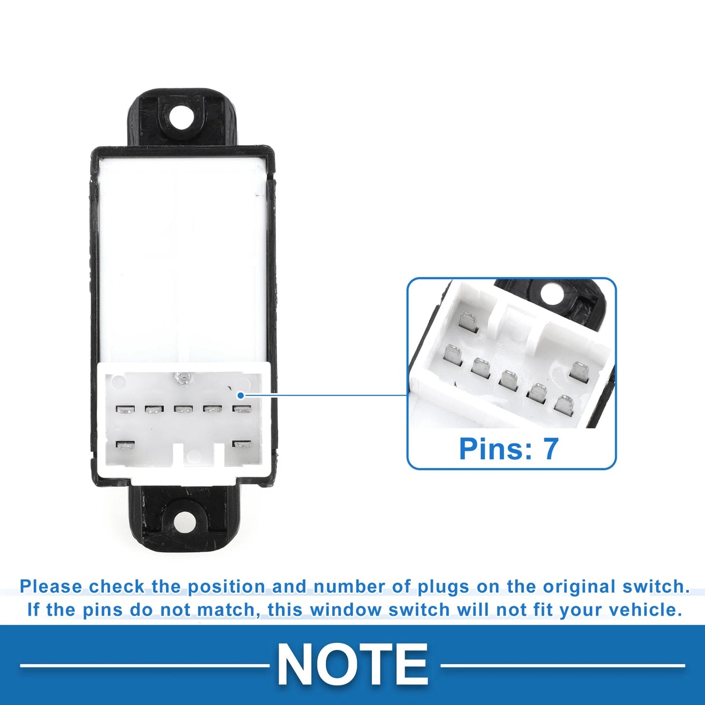 Power Window Switch for Hyundai Tucson (2016–2023)