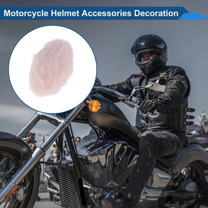 Plush Sticker Set for Motorcycle Helmet Accessories