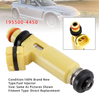 Fuel Injector for Mazda MX-5 Miata RX-8 RX-7 1.8L 2.0L (1990–2005) 195500-4450