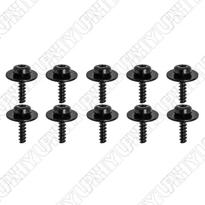 10 x Under Tray Splash Guard Torx Screws with Washers for Ford (All Years)
