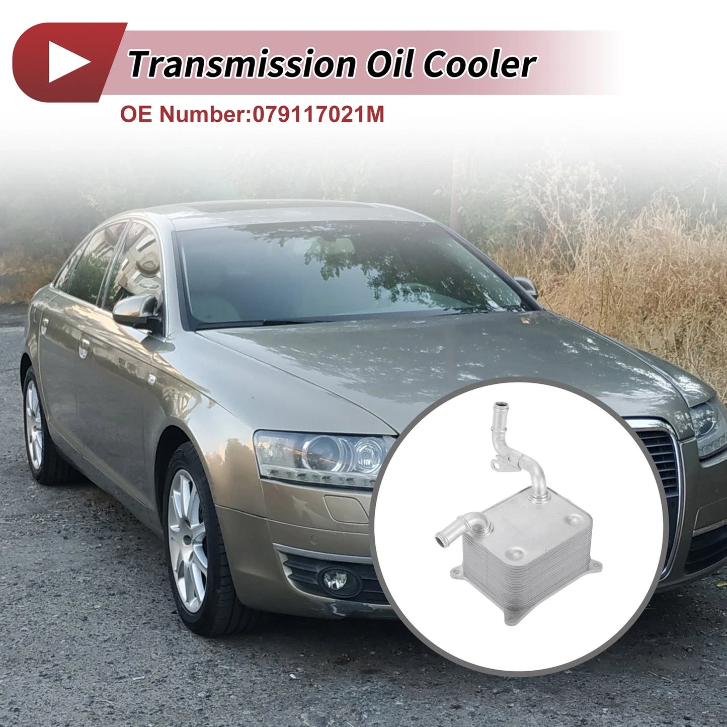 Engine Oil Cooler for Audi A6 (2005–2006) No. 079117021M