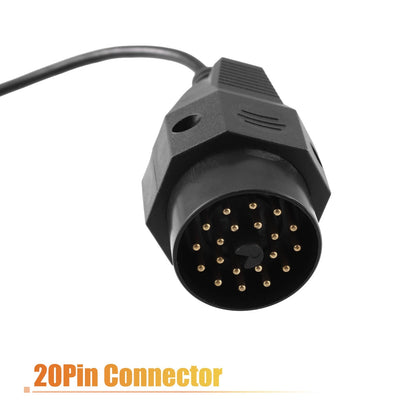 OBD 1 20-Pin to OBD2 16-Pin Adapter Cable for BMW (1996–2001)
