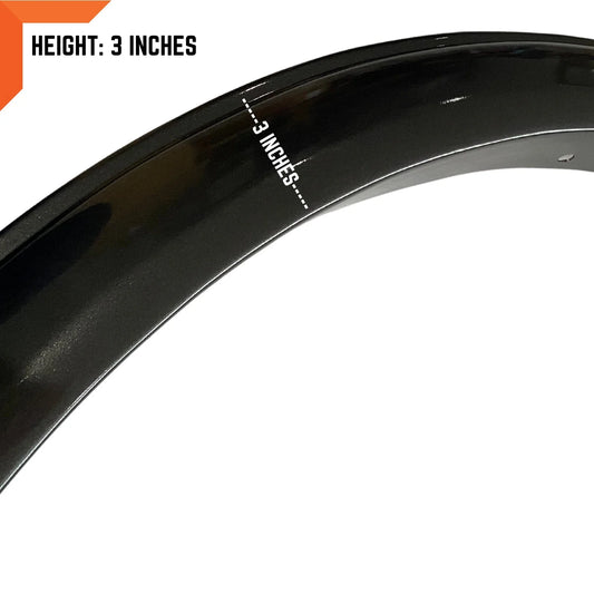 3" Grey Wildtrak Slim Fender Flares for Ford Ranger T6 PX (2012-2014)