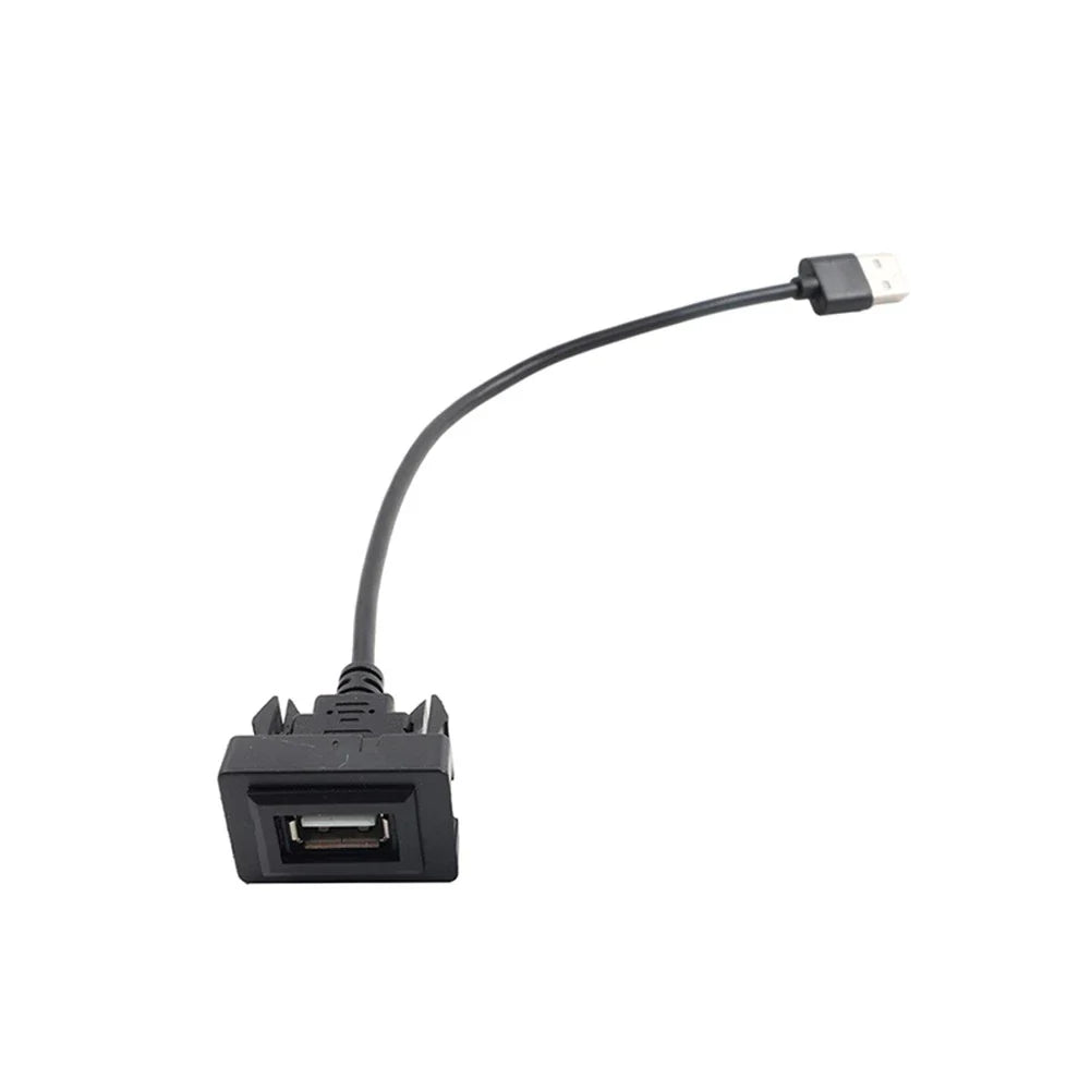 USB Male to Female Extension Cable Adapter for Toyota Dashboard