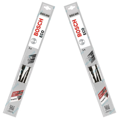 Front Pair Bosch Wiper Blades for Toyota Hilux LN106 LN107 LN111 1988-1999
