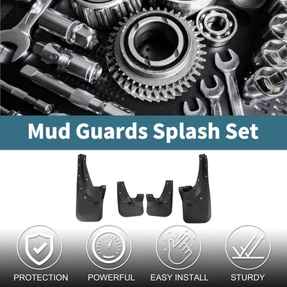 Set of 4 Mud Flaps Splash Guards for Toyota 4Runner (2003–2009)