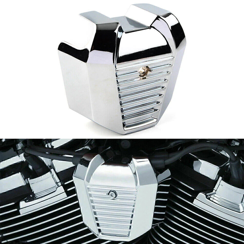 Chrome Coil Plug Cover Trim for Harley Softail Breakout FXBR (2018-2019)