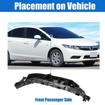Right Side Front Bumper Mounting Support Bracket for Honda Civic (2005–2011)