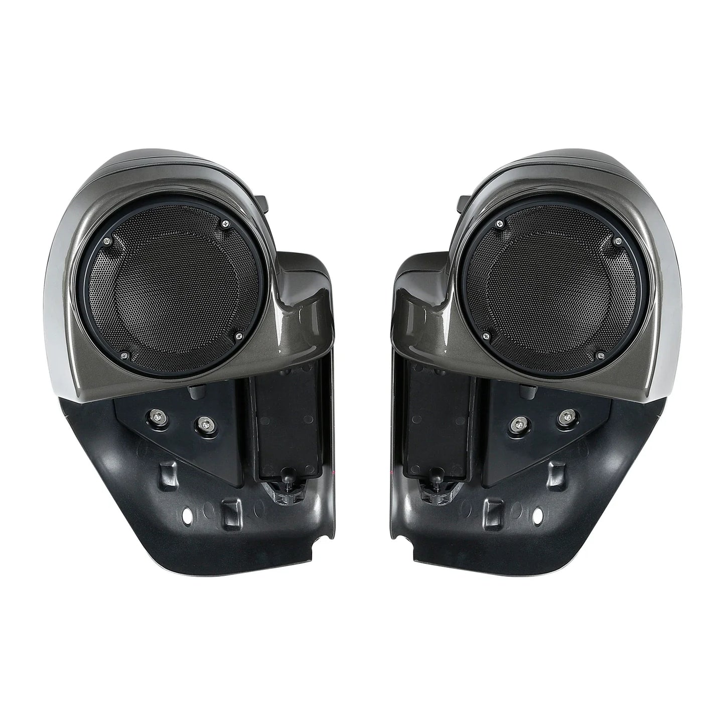 Lower Vented Fairings Speaker Pod for Harley Touring Industrial Gray
