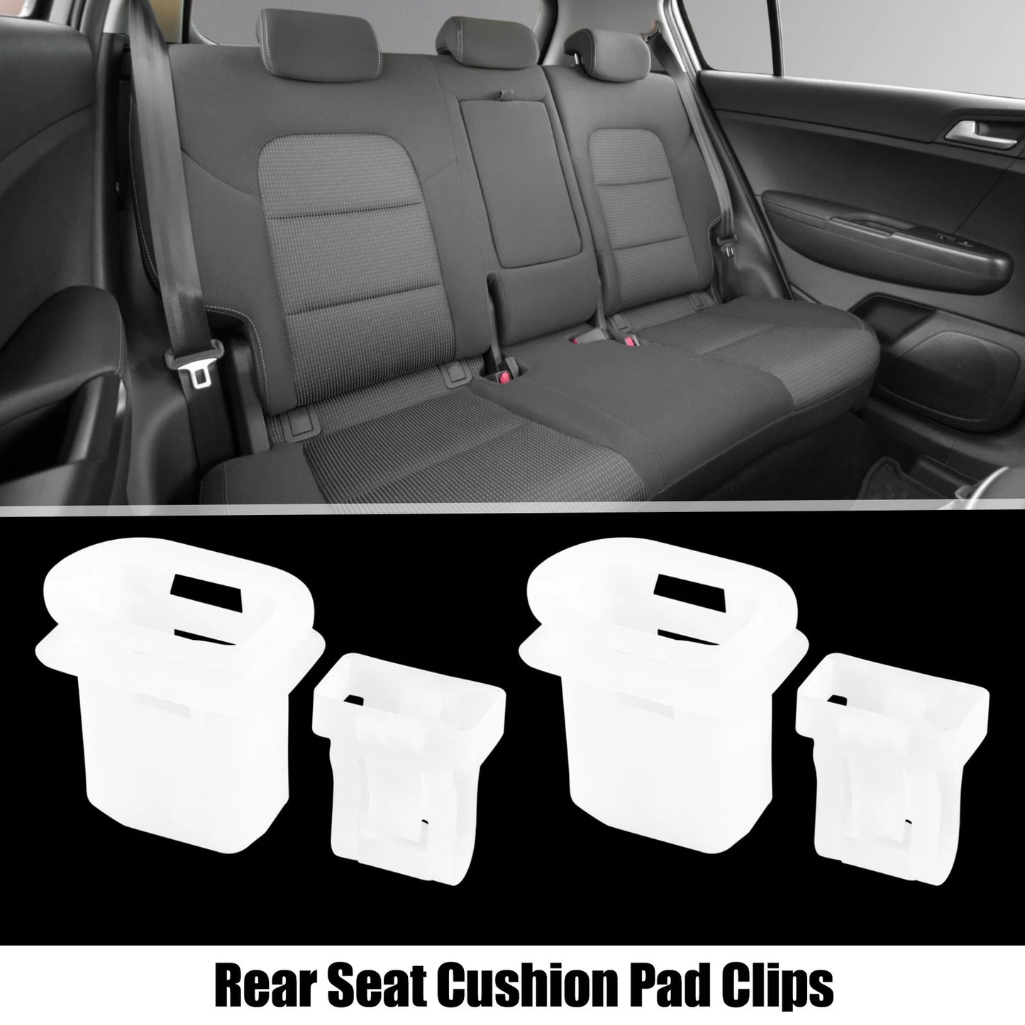 2X Rear Seat Cushion Pad Clips Fasteners for Toyota Avalon (2005–2012)