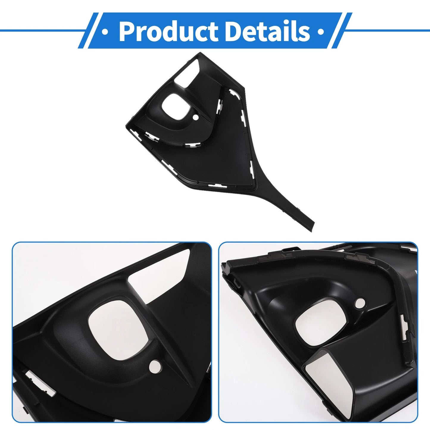 1 Pc Fog Light Grill for Buick Encore GX (2020–2023) No. 42740453 Black