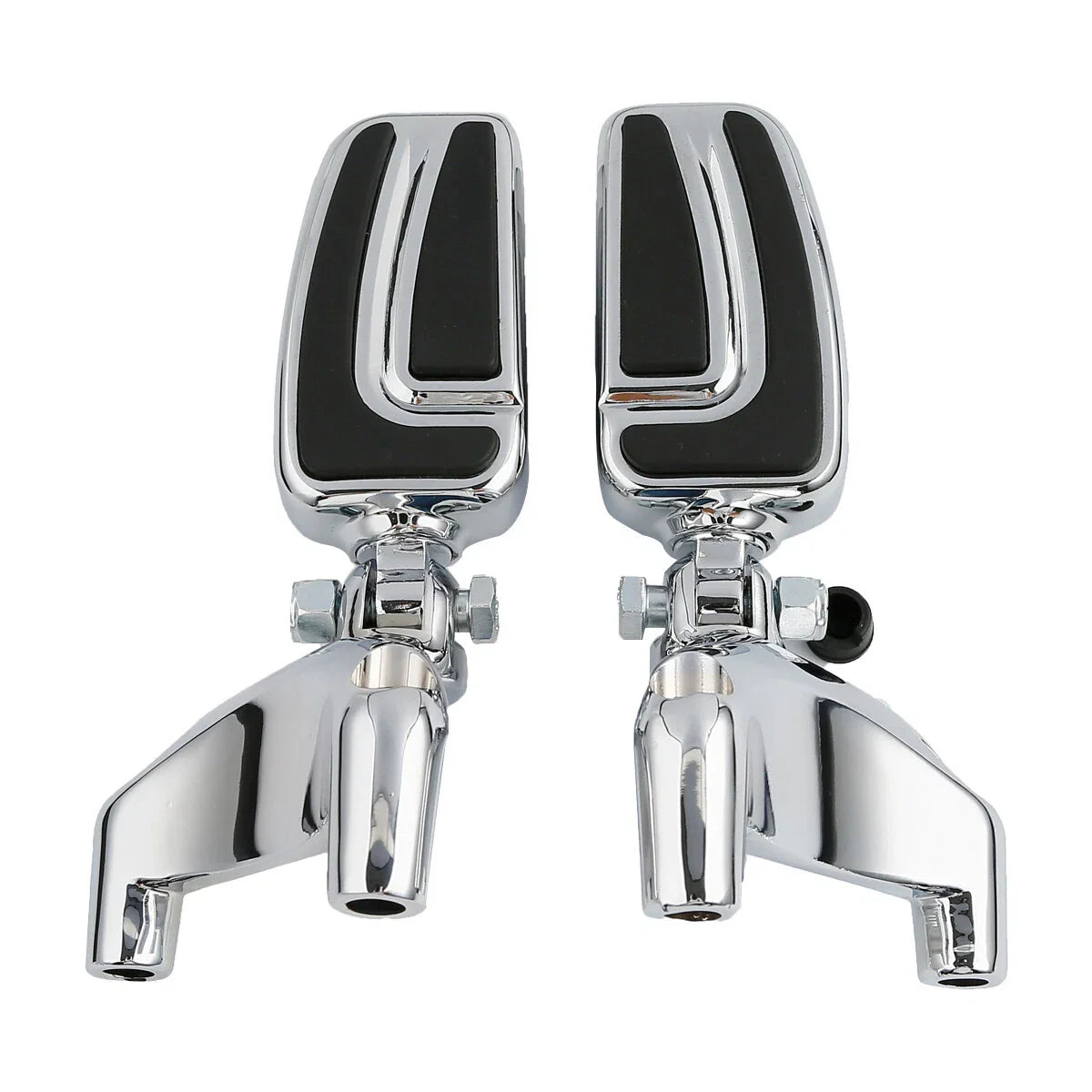 Chrome Rear Passenger Footpeg Pegs for Harley Sportster XL 883 1200 (2004-2013)