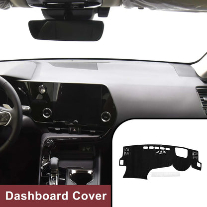 Dashboard Cover Mat for Lexus NX250 (2022–2023) Sun Protector Black