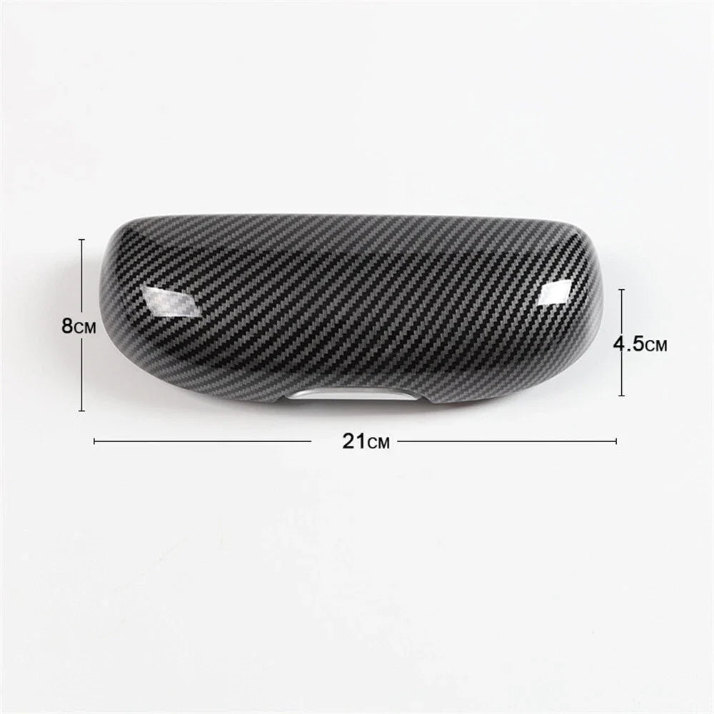 Carbon Fiber Look ABS Sunglasses Case for Benz A B C E S GL GLA GLC GLS