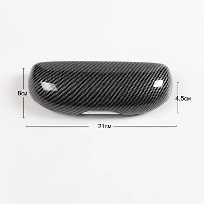 Carbon Fiber Look ABS Sunglasses Case for Benz A B C E S GL GLA GLC GLS
