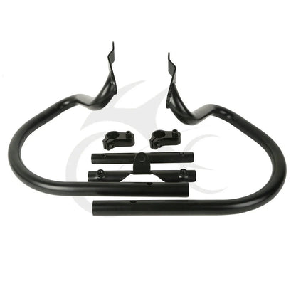 Engine Guards Crash Bar for Harley V-Rod Muscle VRSCA Chrome/Blk (2002-2017)