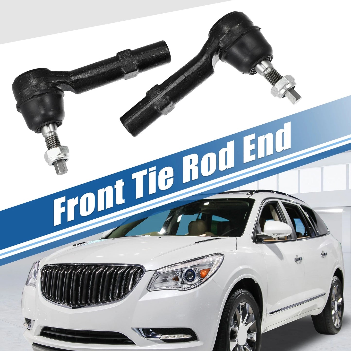2X Front Links Suspension Steering Tie Rod End ES800286 for Buick Enclave (2008–2017)