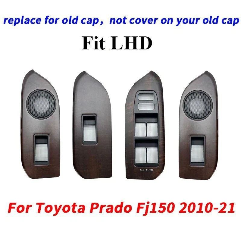 Door Window Switch Panel Cover / for Toyota Prado Fj150 (2010–2021)