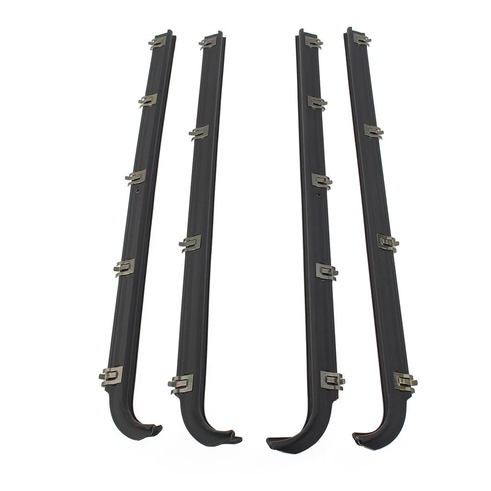 Set of 4 Outer Window Sweep Trim Seals for Ford Bronco F150 F250